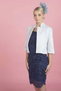 JAYLEY Grey Faux Suede Jacket - Picture 1 of 8