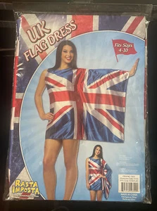 Rasta Imposta UK Flag British Dress Women's Size 4-10 Brand New - Picture 1 of 1
