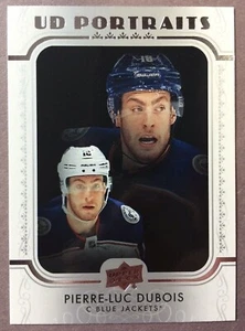 2019-20 Upper Deck Portraits #P-6 Pierre-Luc Dubois Columbus Blue Jackets - Picture 1 of 1