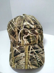 Ducks Unlimited Camo Baseball Hat Curved Bill Embroidered Duck Adjustable Strap - Picture 1 of 11