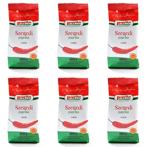 Szeged Ground Hot Paprika Powder, Hungarian Spicy Pepper Seasoning Molnar 100gx6 - Picture 1 of 4