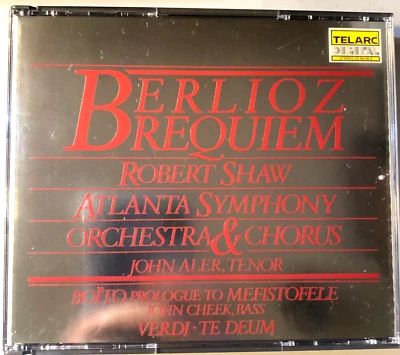 Berlioz Requiem; Boito: Prologue to Mefistofele 2x Cd Box , 2 Discs, Telarc Shaw - Image 1 of 2