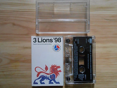 3 LIONS '98 - BADDIEL & SKINNER & LIGHNING SEEDS [1998] 2 TRK CASSETTE SINGLE - Image 1 of 4