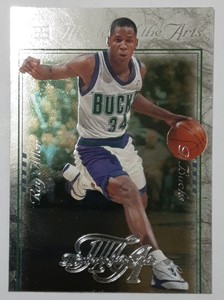 Ray Allen 2000-01 Upper Deck Masters of the Arts Insert Card #MA2 Bucks