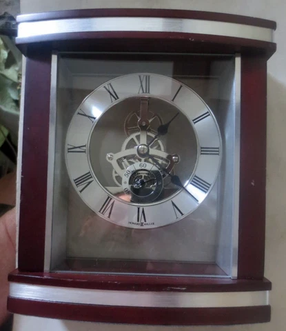 Howard Miller Skeleton Dial model 645-673 Templeton Rosewood Tabletop Clock Cover