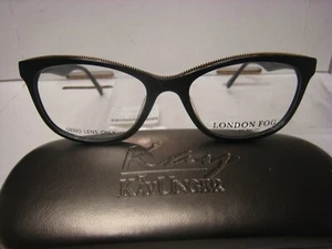 NUEVO London Fog PATSY en NEGRO 52- 16-135 mm Marco de Gafas y Estuche Genérico - Imagen 1 de 5