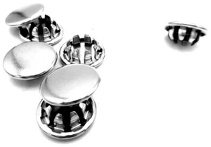 7/16" Hole Fit Cap Round Nickel Plated Steel Cap Plug For 7/16" Hole All Weather - Picture 1 of 12