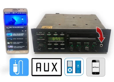 Radio AM/FM Ford 89-95 Cougar Explorer Thunderbird, Mustang entrada auxiliar Mp3 IPOD Foto 1 de 4
