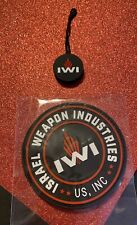 SHOT 🎯 Show Israel Weapon Ind. (IWI) Patch & Zipper Pull combo, Hook/Loop, NEW!