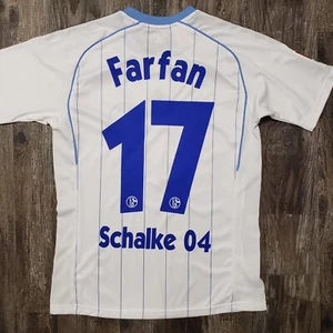 2012 Adidas Schalke 04 Away Soccer Jersey Jefferson Farfan Kids L Germany Trikot - Picture 1 of 10