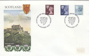(144006) CLEARANCE Scotland 10.5p 9p 7p GB Stuart FDC Edinburgh 1976 - Picture 1 of 1