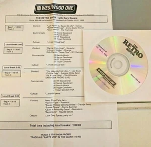 RADIO SHOW 10/30/99 RETRO SHOW w/GARY SPEARS: WHISPERS,ROSEBUD,BRAINSTORM,CHANGE - Picture 1 of 1