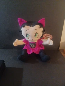 Kellytoy Black Cat Betty Boop Halloween 2006 Retro Plush With Tags - Picture 1 of 7