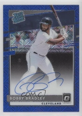 2020 Panini Donruss Optic Blue Mojo Prizm /99 Bobby Bradley #RRS-BO Auto RC - Image 1 of 2