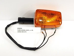 Genuine Honda 1979 CB750F OEM Left Front Turn Signal 33450-445-671 *New Other* - Picture 1 of 12