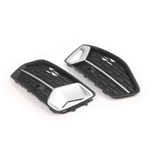 2PCS Front Bumper Grille Cover for For A6 2019 2023 OEM Number 4K0807647 - Picture 1 of 10