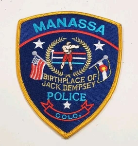 Patch spalla polizia Manassa Colorado - Foto 1 di 1