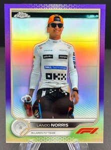 Lando Norris 2022 Topps cromo F1 refractor púrpura #36 324/399 - Imagen 1 de 2