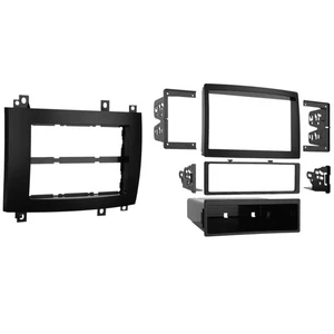 Radioblende Halterung 2 DIN ISO Cadillac CTS 03-07 + SRX 04-06 DDIN Rahmen - Picture 1 of 1