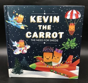 KEVIN THE CARROT THE NEED FOR SWEDE KIDS CHRISTMAS HARDBACK STORY BOOK ALDI - Imagen 1 de 4