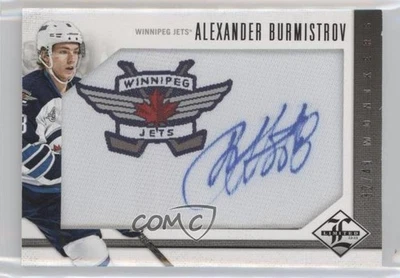 2012-13 Limited Monikers Signatures Silver /49 Alexander Burmistrov Patch Auto - Image 1 of 2