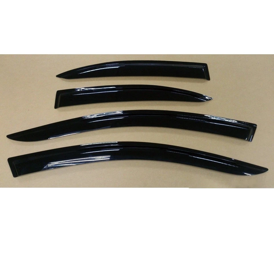 Fits Mitsubishi Lancer 08-16 Side Window Visor Sun Rain Guard Vent Deflector - Изображение 1 из 4