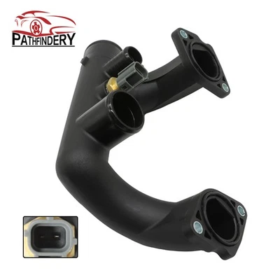 Tubo de salida de cubierta de termostato con sensor para Jaguar Vanden Plas XJ8 XK8 96JV8A504BD Foto 1 de 4