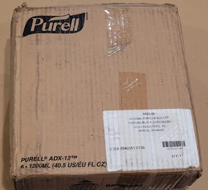 X2 Purell 8828-06-Uv Adx-12 Dispenser, Uv Resistant, Push-Style, 1250Ml, Black - Picture 1 of 4