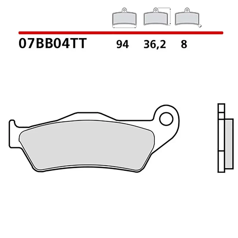 Brembo Blue Plaquettes Avant Céramique Husaberg Fe 390 2010-2012