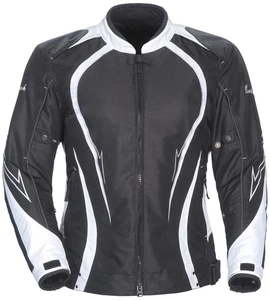 Cortech LRX Series 3 Womens Jacket (Plus Medium Regular, Black/White) - Picture 1 of 3