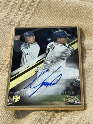 Luis Urias 2019 Gold Label Framed Auto Autograph #68/75 - Image 1 of 2