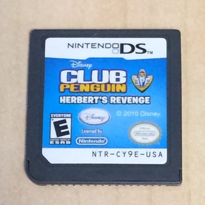 Nintendo DS - CLUB PENGUIN:  HERBERT's REVENGE - Game Cartridge Only - Tested - Image 1 of 2