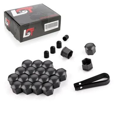 20 uds llantas tornillo rueda tapa tapas 17 mm gris brillante para PORSCHE Foto 1 de 4