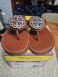 Original Brighton braune Leder Alice Sandalen 7,5 - Bild 1 von 4