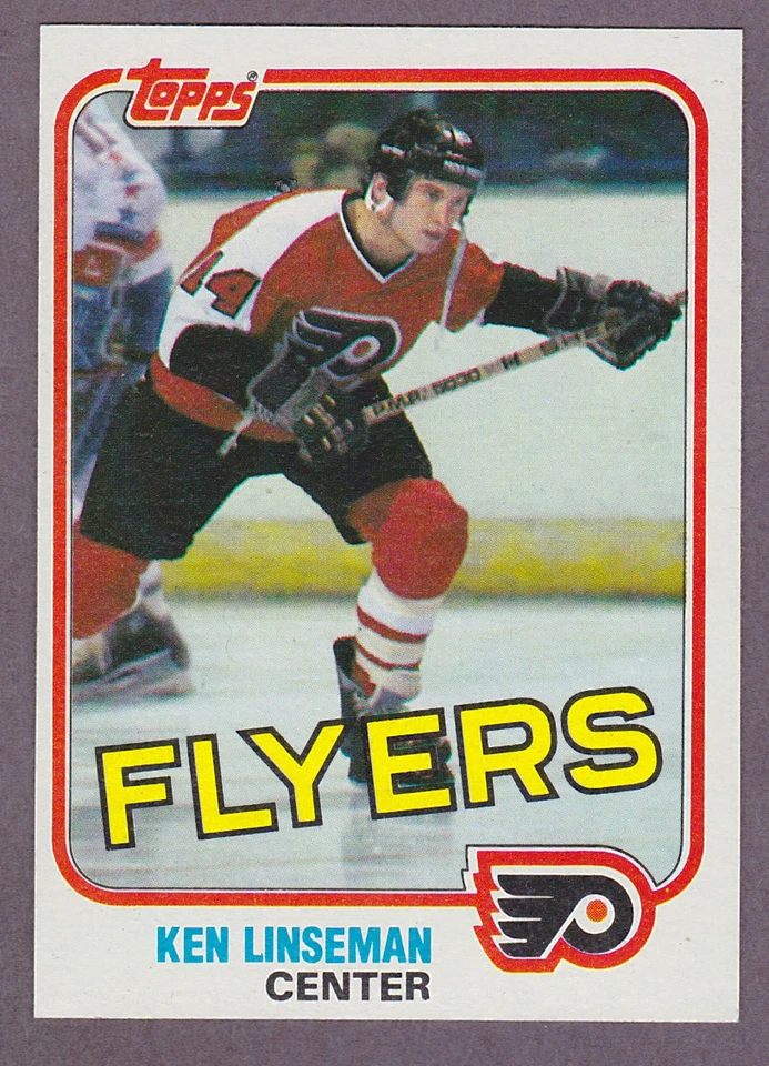 1981-82 Topps Hockey Ken Linseman #107 Philadelphia Flyers NM/MT - Image 1 of 1