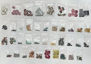 HUGE Lot 40 Bags  Mix Variety Beads Jewelry Making + GIFT - Picture 1 of 3