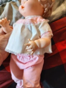 EEFEE Muñeca Vintage 15fl Cuerpo Plástico Con Chupete 17 Pulgadas - Imagen 1 de 11