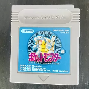 Pocket Monsters Blue Pokemon Nintendo Game Boy 1996 versión japonesa guardar OK - Imagen 1 de 24