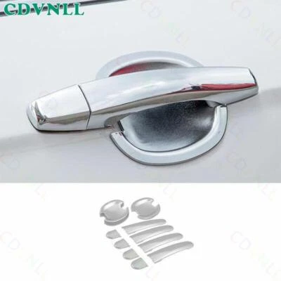 Manija de puerta lateral cromada ABS marco tapicería para Volkswagen Jetta 2012-2017 2018 Foto 1 de 4