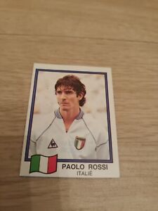 Paolo Rossi Panini card Voetbal '83 # 1 - Italy - Johan Cruyff on the backside