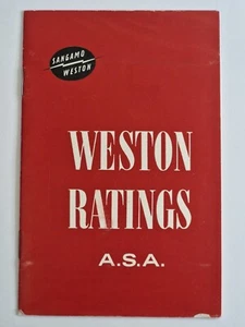 Tablas A.S.A de película de clasificación Sangamo Weston para Master Meter modelos II, III, IV, V - Imagen 1 de 4