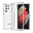 Sturdy Shockproof Clear Case For Samsung Galaxy S20 S21 S22 S23+Ultra Slim Cover