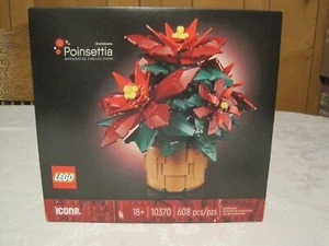 2024 LEGO ICONOS 10370 COLECCIÓN BOTÁNICA FLOR DE PASCUA 608 PIEZAS - Imagen 1 de 13