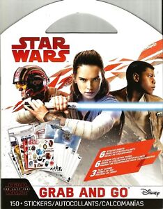 STAR WARS Disney The Last Jedi Grab And Go 150+ Stickers 