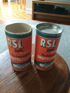 VINTAGE RSL NASH SHUTTLECOCKS IN ORIGINAL CONTAINERS - MADE IN ENGLAND  - Picture 1 of 13