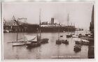 Postcard c1925 - Dorset, Weymouth, Jersey boat at Weymouth Pier