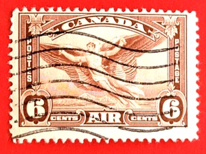 Canada Stamp C5 Pair Air Mail Stamp Used - Picture 1 of 1
