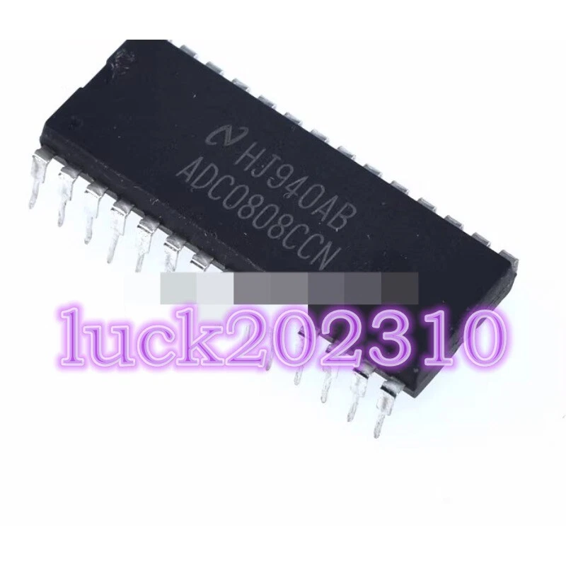 10PCS NEW ADC0808CCN 8-bit AD converter #MX - Image 1 of 1