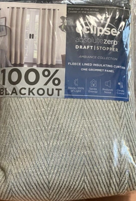 Panel de un ojal Eclipse Ambiance Chevron 50 pulgadas X 84 pulgadas” ~ verde 🖤 Foto 1 de 4