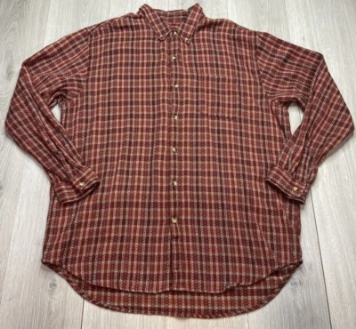 The Territory Ahead Shirt Mens 3XL Rust Corduroy Stripe Casual Western Cowboy - Image 1 of 4